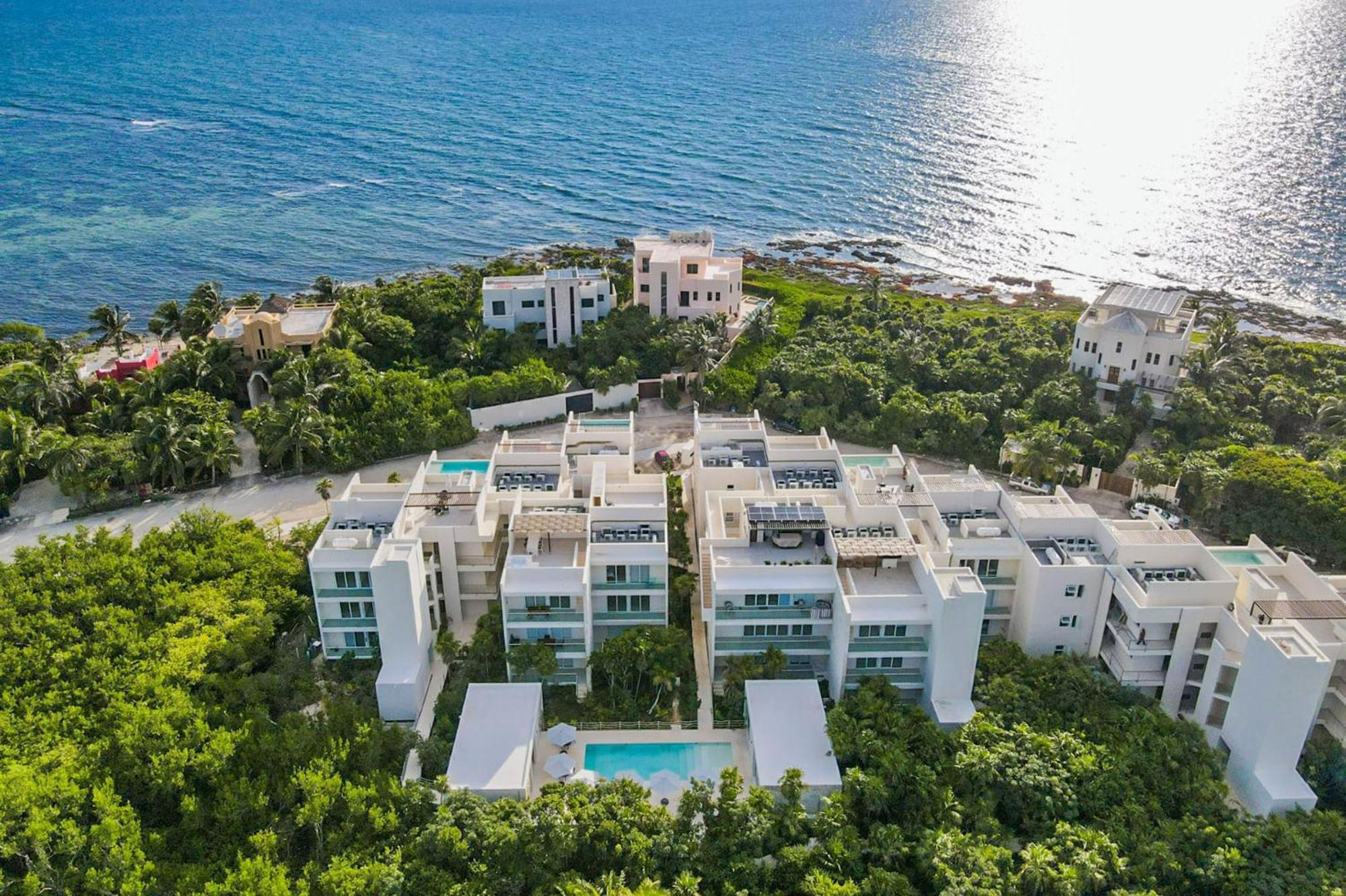 Santamar By Tao Beach Condos With Pool & Walk To Ocean Акумаль Номер фото